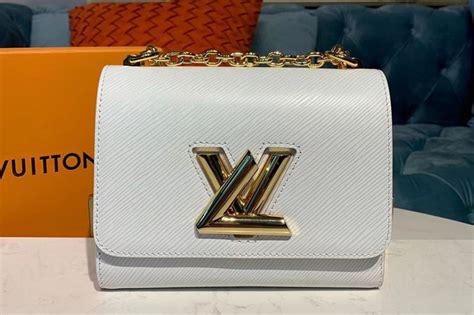 louis vuitton twist pm white|lv twist lock bag.